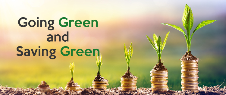 Going Green and Saving Green blog header image