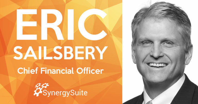 SynergySuite Hires Finance and Ops Leader Eric Sailsbery as CFO