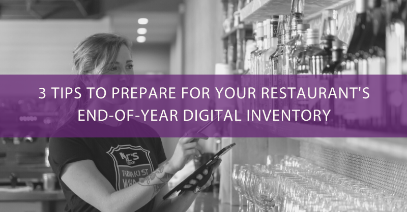 Tips for End of year digital inventory featured by top Restaurant Accounting Software, Synergy Suite