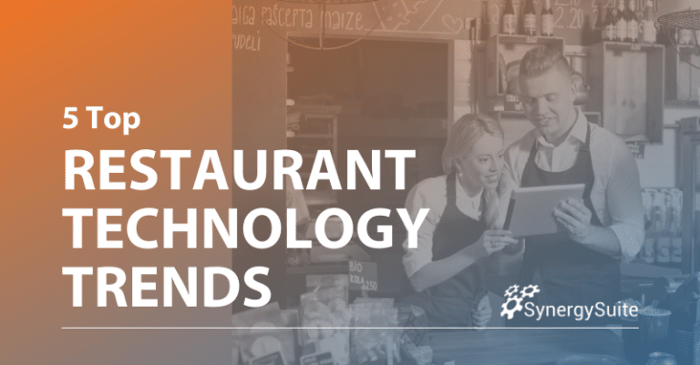 5 Top Restaurant Technology Trends Changing the Industry blog header