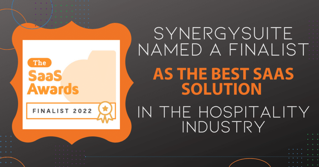 SynergySuite shortlisted as the best saas product in the hospitality and catering industry 2022