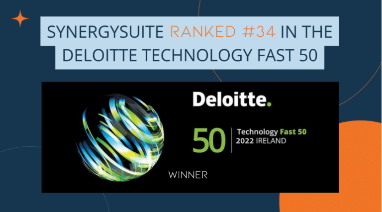 SynergySuite Ranked #34 in Deloitte Ireland Fast 50 2022