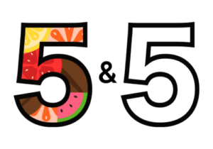 5 & 5 Logo