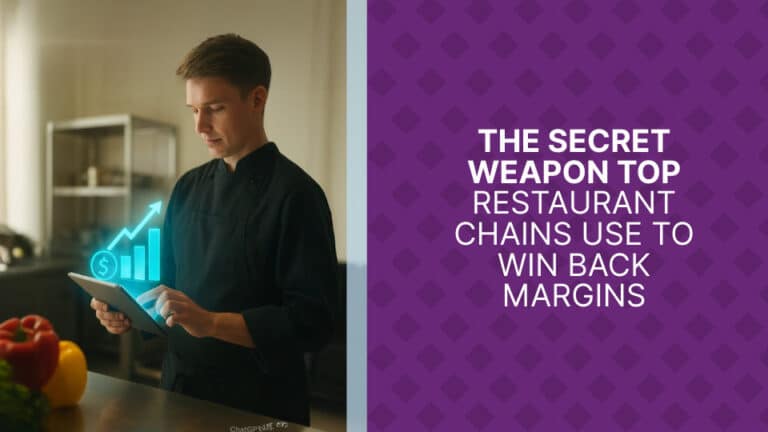 The Secret Weapon Top Restaurant Chains Use to Win Back Margins
