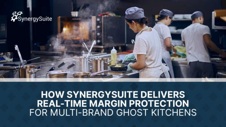 How SynergySuite Delivers Real-Time Margin Protection for Multi-Brand Ghost Kitchens