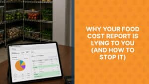 Multi-unit restaurant inventory variance dashboard showing theoretical vs. actual food cost gap across 30 locations in real time